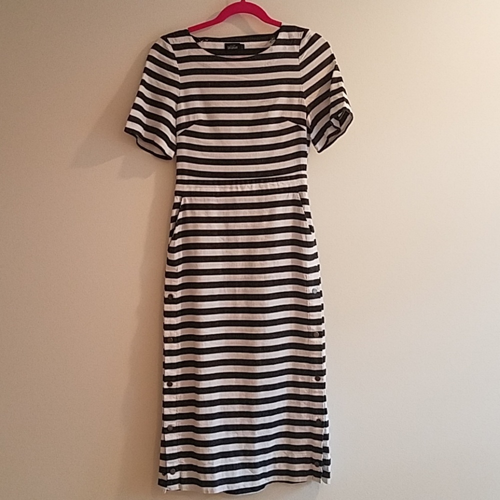 KATE SPADE Black & White striped dress